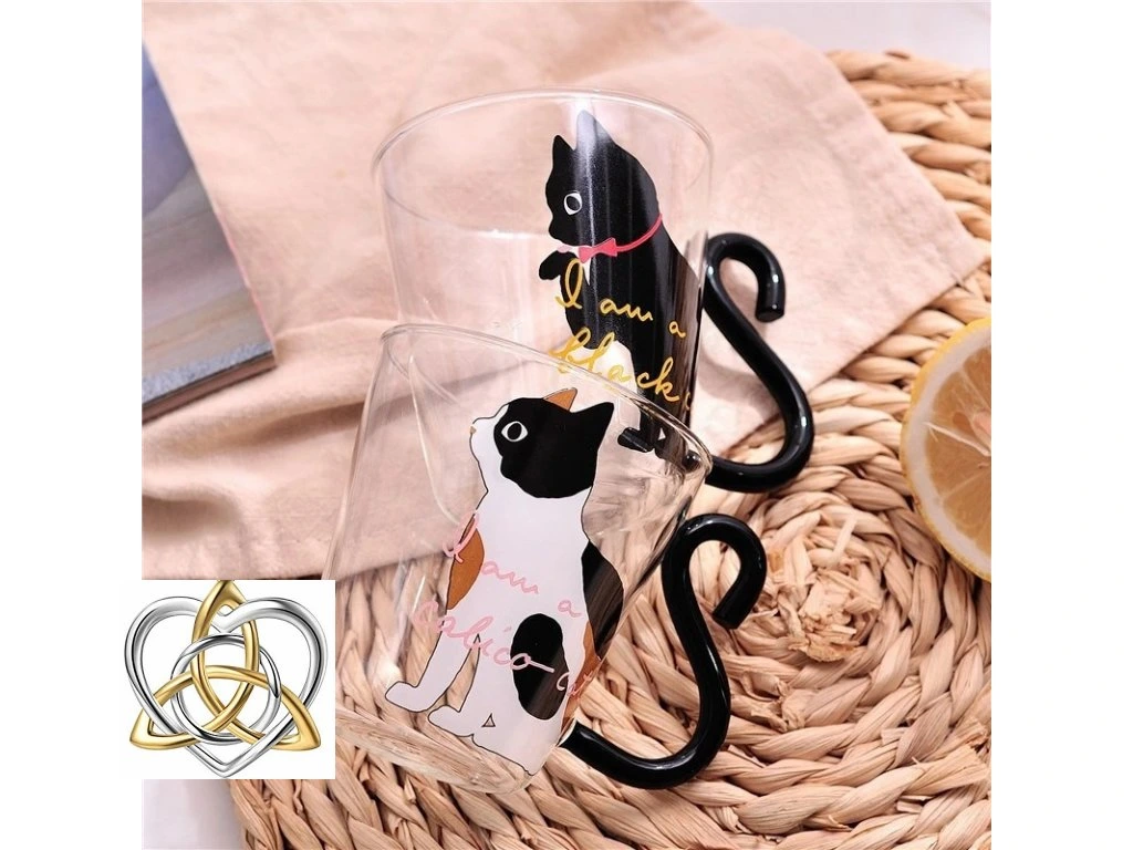 Sklenice kočka s ocasem - Obrázek 3