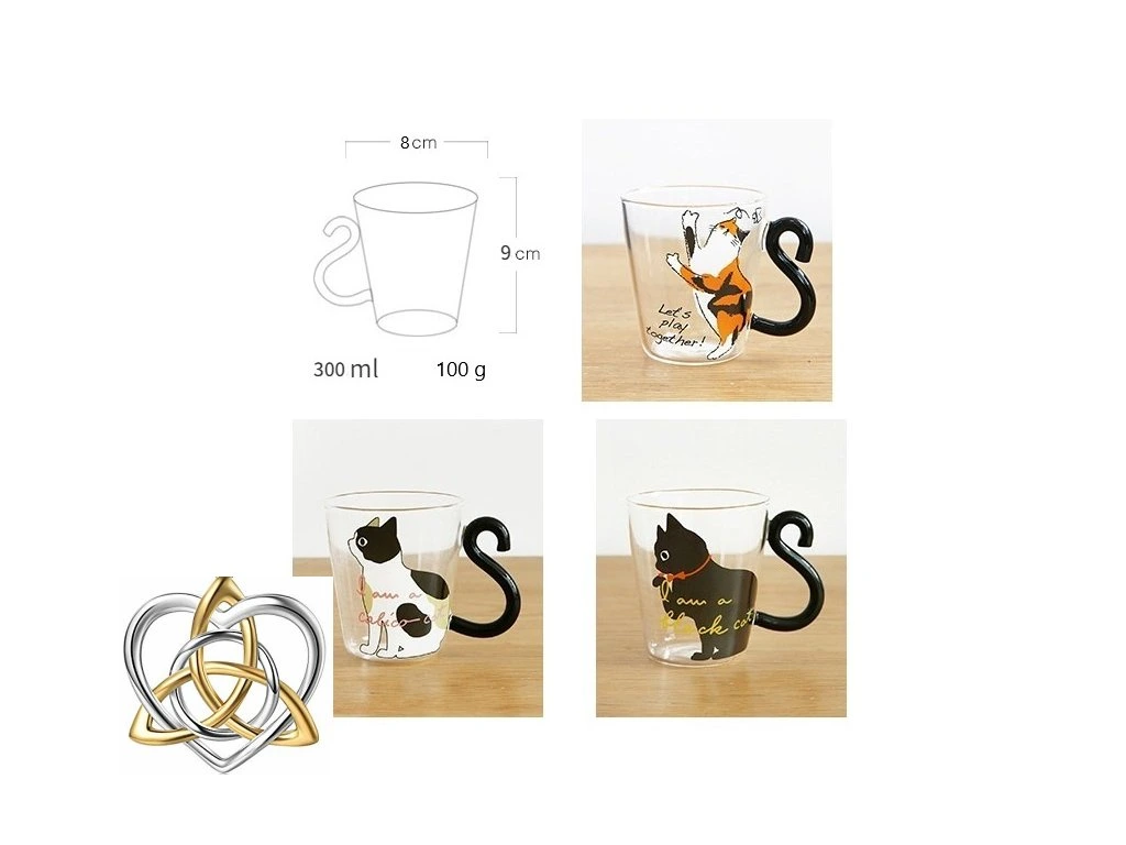 Sklenice kočka s ocasem - Obrázek 8