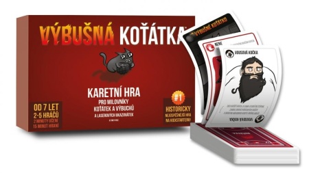 Výbušná koťátka - karetní hra